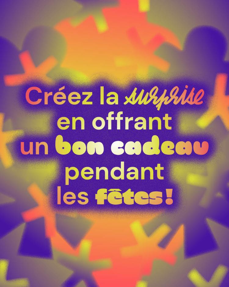 Créez la surprise